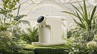 加濕器,植物園的溫室頂上背景家用生活電器戶外背景高清圖片