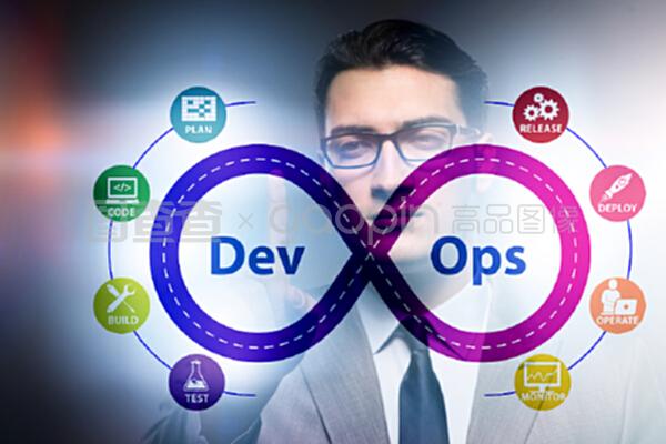 devOps軟件開發它的概念。